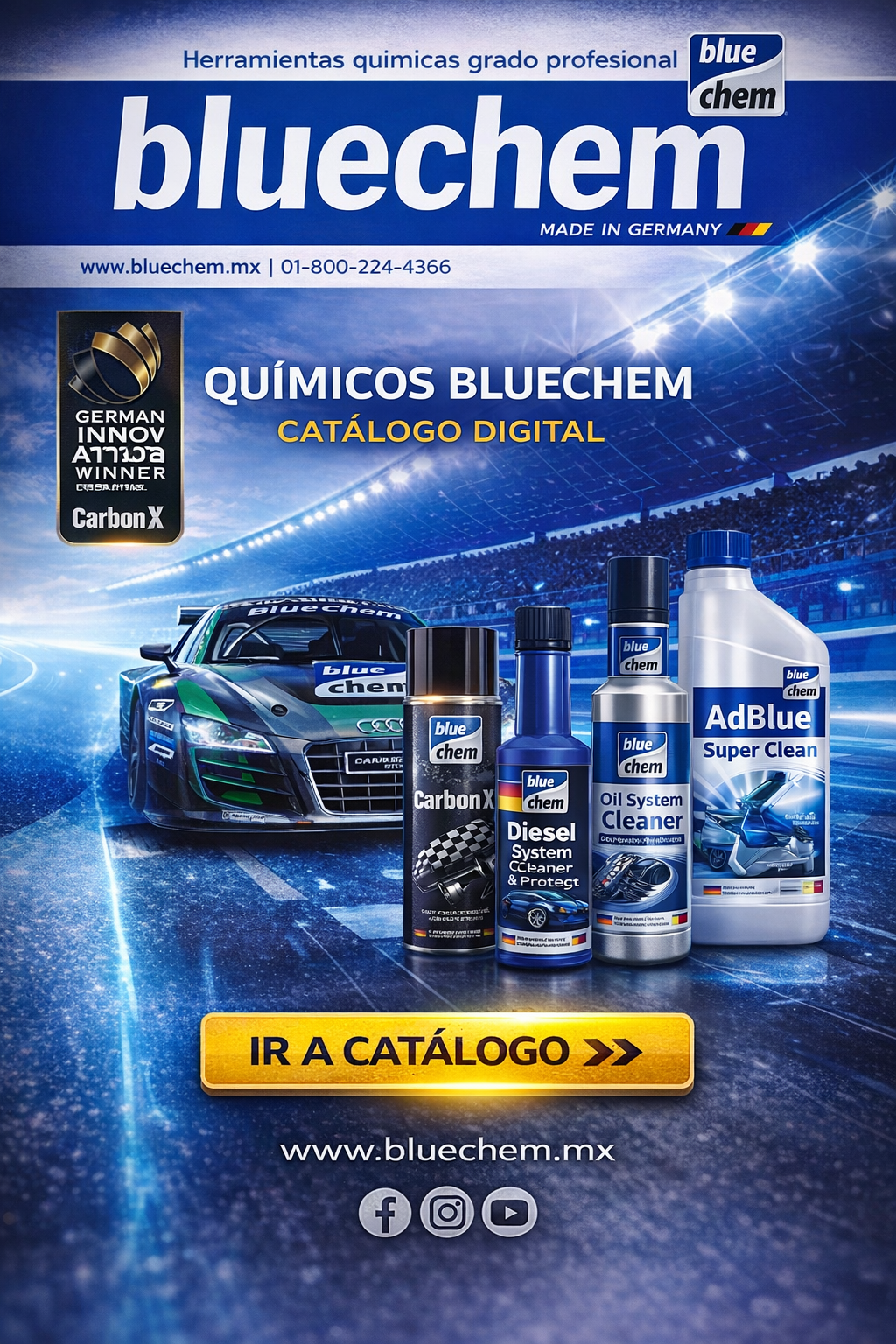 catalogo electronico de lubricantes y quimicos bluechem para automoviles