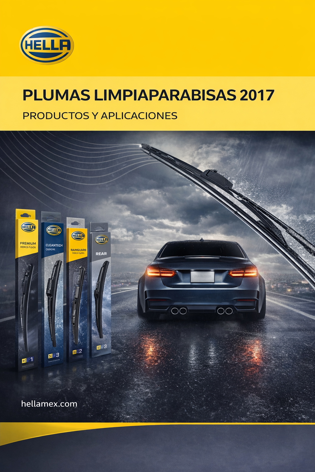 catalogo plumas limpiaparabrisas hella